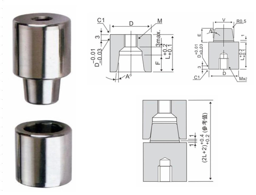 O fechamento Pin High Frequency Plastic Injection do atarraxamento S136 molda ficar a unidade